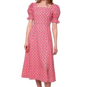 Ivy City Co Pink Midi Dress